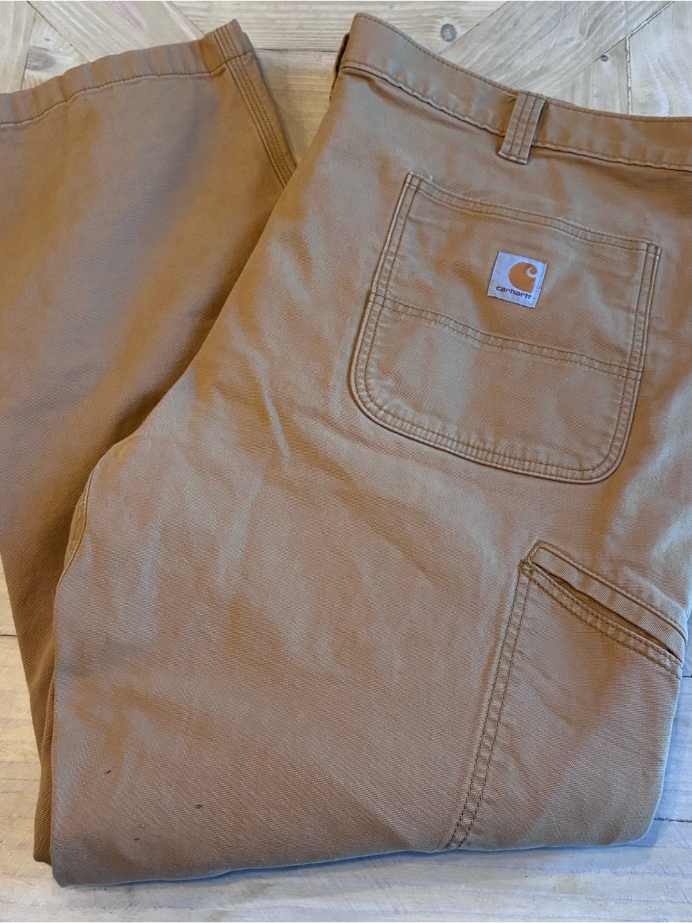 Carhartt Men's Rugged Double Knee Cargo Pants in Carhartt Brown 42x32